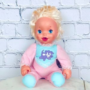 Toy Biz Take Care Of Me Twins Girls 90s Vintage 1996 Battery Operated Baby Doll